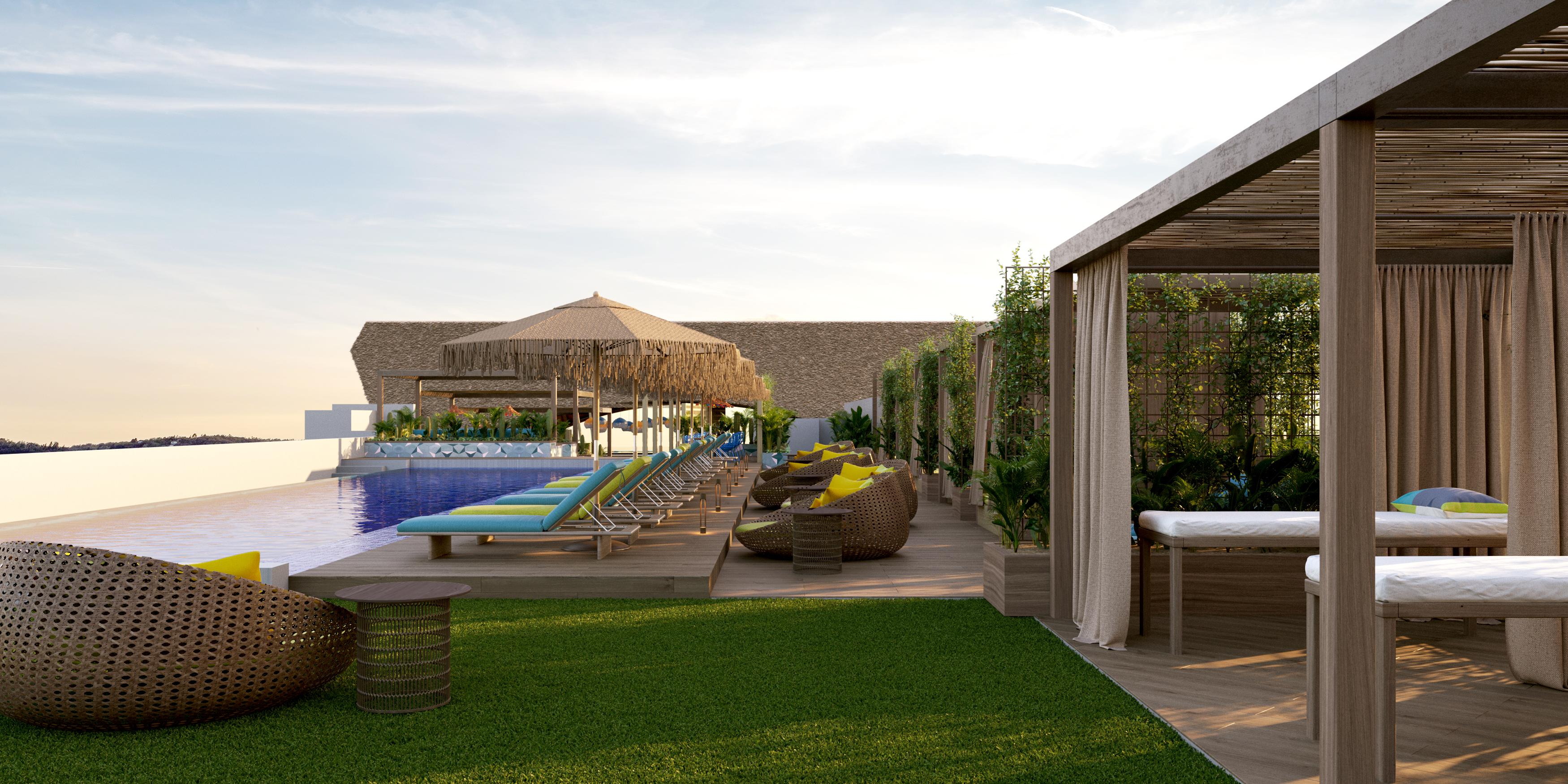 Hotel Mamaka By Ovolo Kuta Lombok Exterior foto Rooftop pool at the hotel